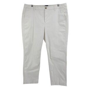 J Crew Pants Womens 16 (40x27) High Rise Girlfriend Chino Straight Leg Stretch